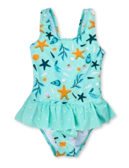Maillot de bain rigolo pour filles Coquillages Maillot de bain rigolo pour filles Coquillages