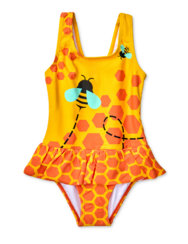 Veselé dívčí plavky Včelky