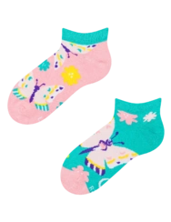 Veselé dětské kotníkové ponožky Roztomilí motýli