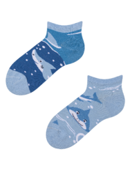 Kids' Ankle Socks Grey Shark