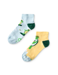 Vidám gyerek bokazokni Szörföző teknős