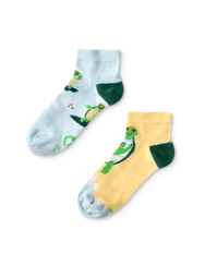 Veselé detské členkové ponožky Surfujúca korytnačka