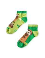 Veselé dětské kotníkové ponožky Surikaty