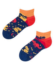 Veselé dětské kotníkové ponožky Svět dinosaurů