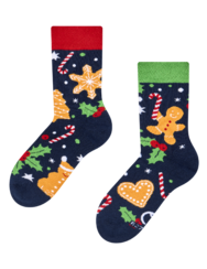 Vidám meleg gyerekzokni Mézeskalács és édességek