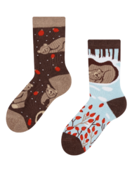 Kids' Warm Socks Bear in Winter