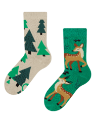 Весели топли детски чорапи Сърна и елен