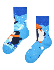 Calzini caldi per bambini Pinguini sui pattini