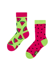 Veselé dětské ponožky Červený meloun