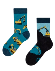Veselé dětské ponožky Bagr