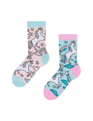 Veselé dětské ponožky Duhový jednorožec