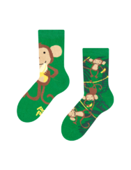 Vidám gyerekzokni Majmok