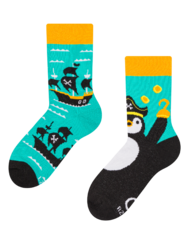 Vidám gyerekzokni Kalózhajó