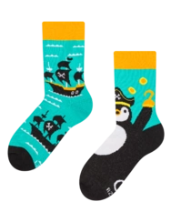 Chaussettes rigolotes pour enfants Bateau pirate Chaussettes rigolotes pour enfants Bateau pirate
