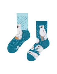 Veselé detské ponožky Polárne medvede