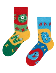 Chaussettes rigolotes pour enfants Premières lettres