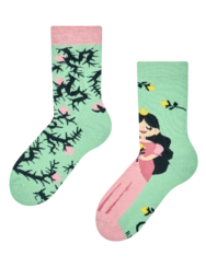 Veselé dětské ponožky Růžová princezna