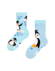 Vidám gyerekzokni Boldog pingvin