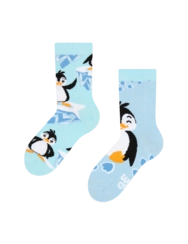 Veselé detské ponožky Štastný tučniak