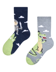 Veselé dětské ponožky Statečný rytíř