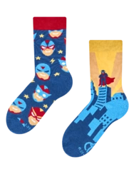 Veselé dětské ponožky Superhrdina