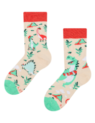 Vidám gyerekzokni Dínó skateboardon