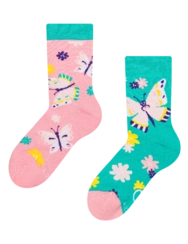 Chaussettes rigolotes pour enfants Papillons doux Chaussettes rigolotes pour enfants Papillons doux