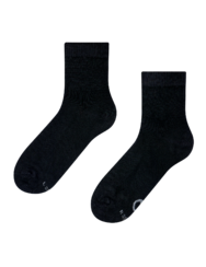 Антистрес дълги чорапи в наситено черно