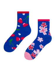 Veselé lýtkové ponožky Třešňová láska