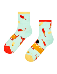 Vidám vádlizokni Hot dog