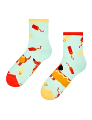 Veselé lýtkové ponožky Hotdog