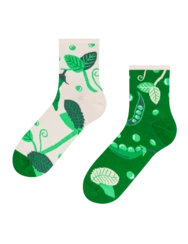 Veselé lýtkové ponožky Hrášok