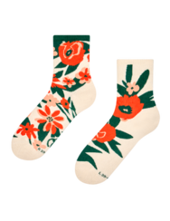 Весели дълги чорапи Градина с макове