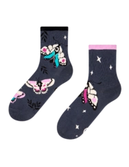 Veselé lýtkové ponožky Noční motýli