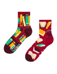 Veselé lýtkové ponožky Otevřená kniha