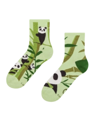 Veselé Lýtkové ponožky Pandy a bambus