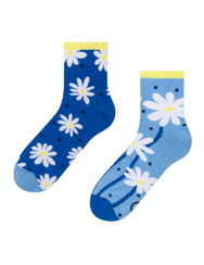 Весели дълги чорапи Маргаритки и точки