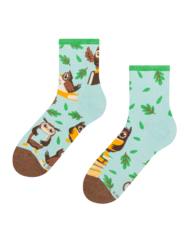 Весели дълги чорапи Сови и книги