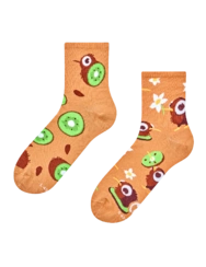 Veselé lýtkové ponožky Ptáček Kiwi