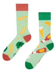 Veselé ponožky Pivo a chmeľ