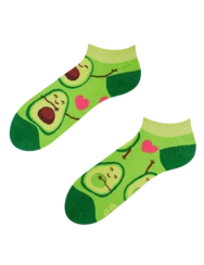 Veselé členkové ponožky Avokádová láska