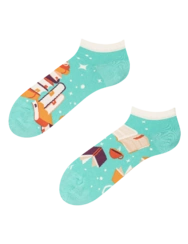 Veselé členkové ponožky Čaro kníh