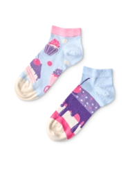 Veselé členkové ponožky Čerešňová torta