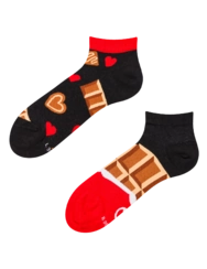 Veselé členkové ponožky Čokoládová láska