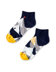 Veselé členkové ponožky Horský západ slnka