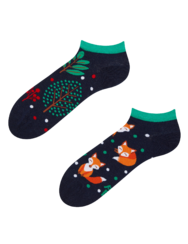 Весели къси чорапи Червена лисица