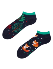 Veselé členkové ponožky Hrdzavá líška