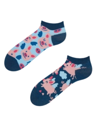 Veselé členkové ponožky Lietajúce prasiatka