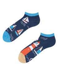 Vidám bokazokni Világítótorony és vitorlások