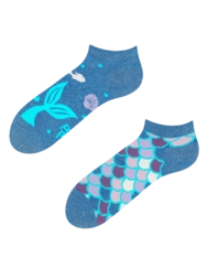 Veselé členkové ponožky Morská panna